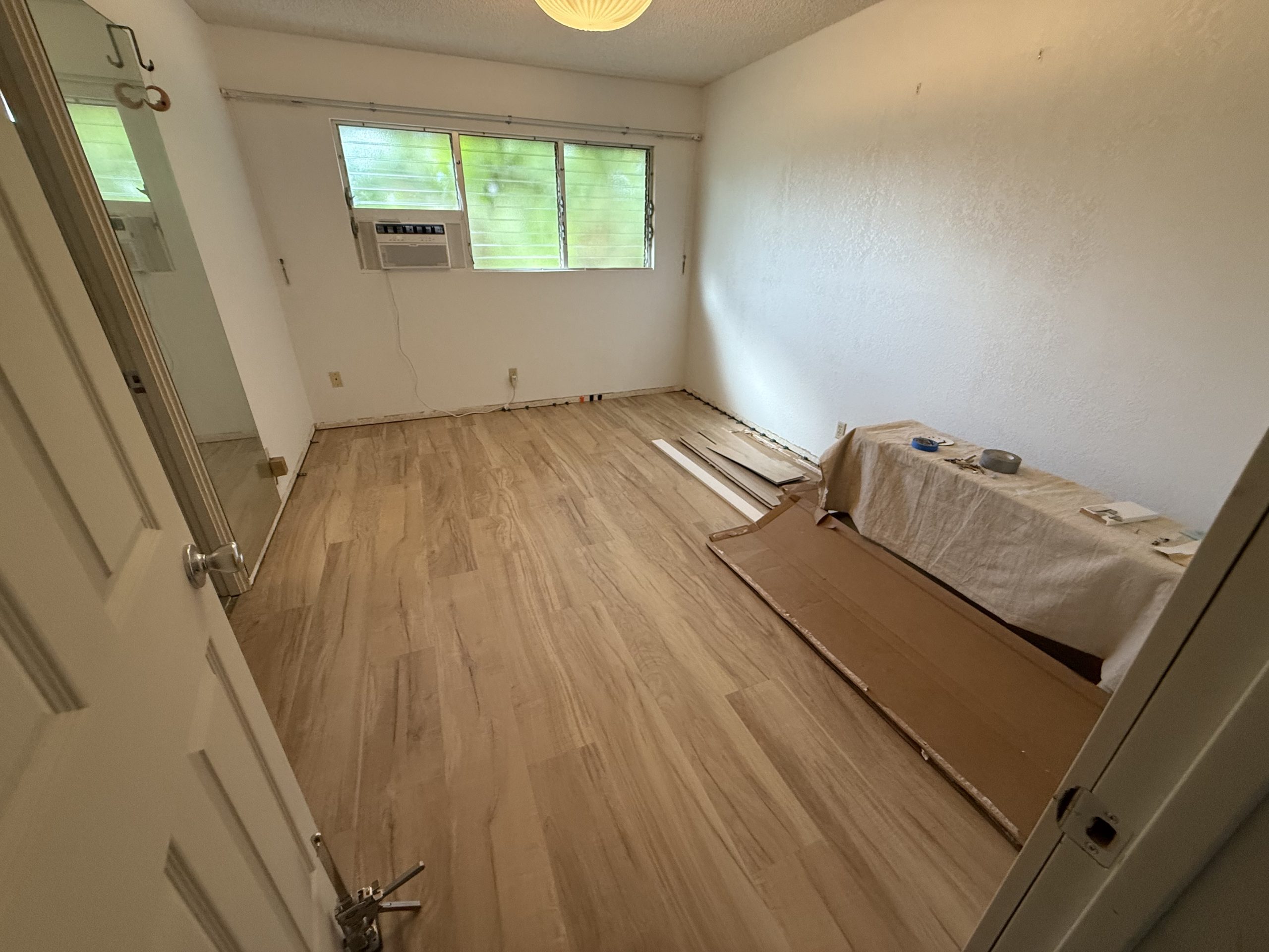 installed new Toshiba 8,000 BTU AC unit from Home Depot