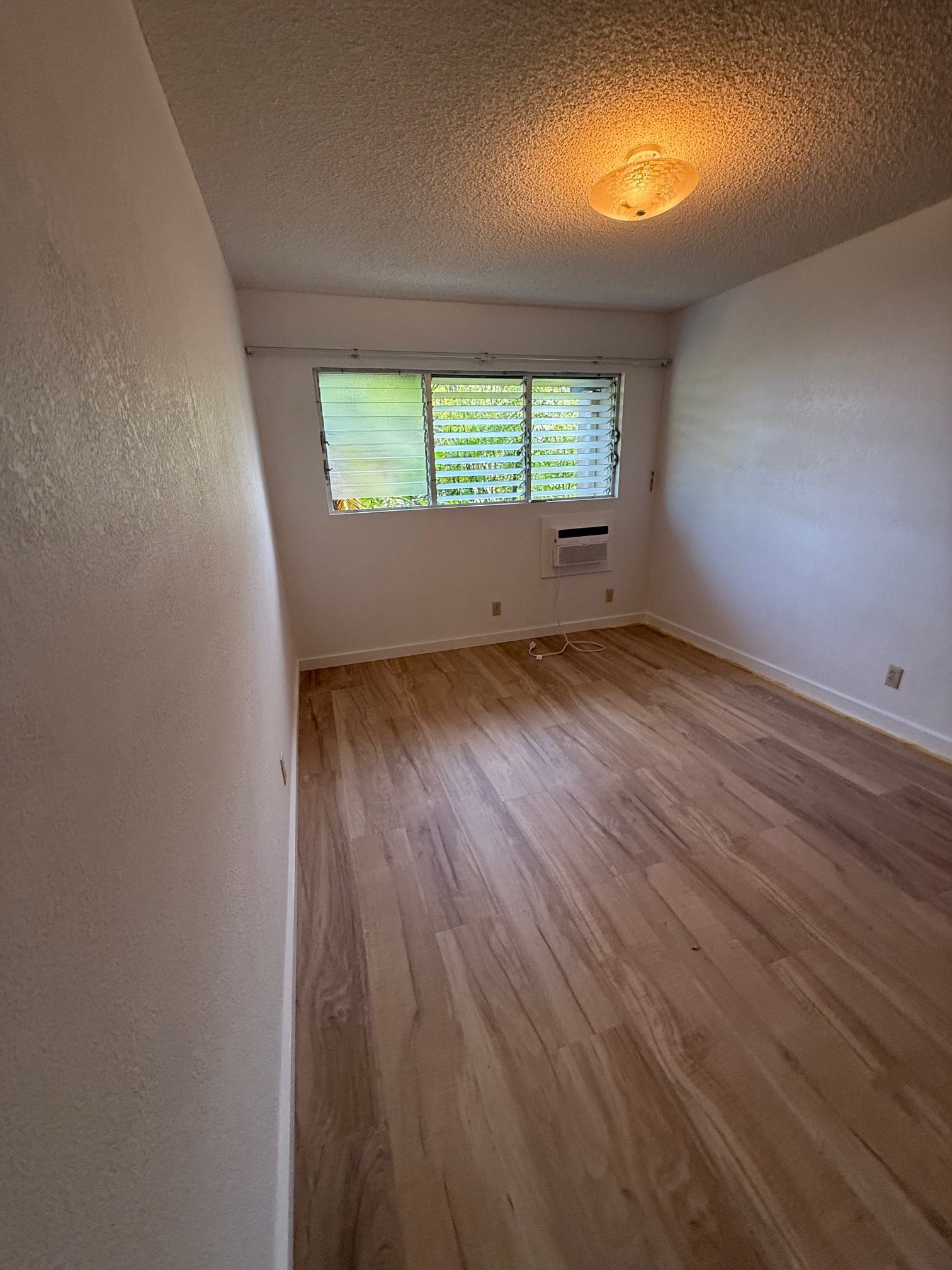 Installed new wood flooring from Home Depot