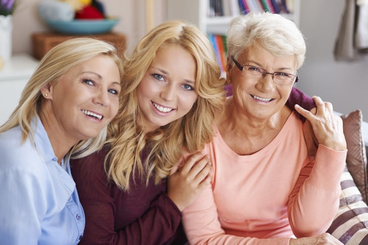 Women of multiple generations